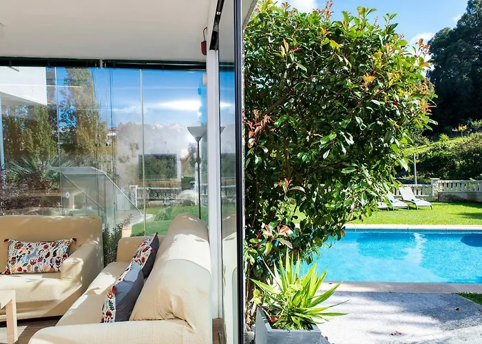 Дом отдыха El Castanal Con Piscina Privada Виго